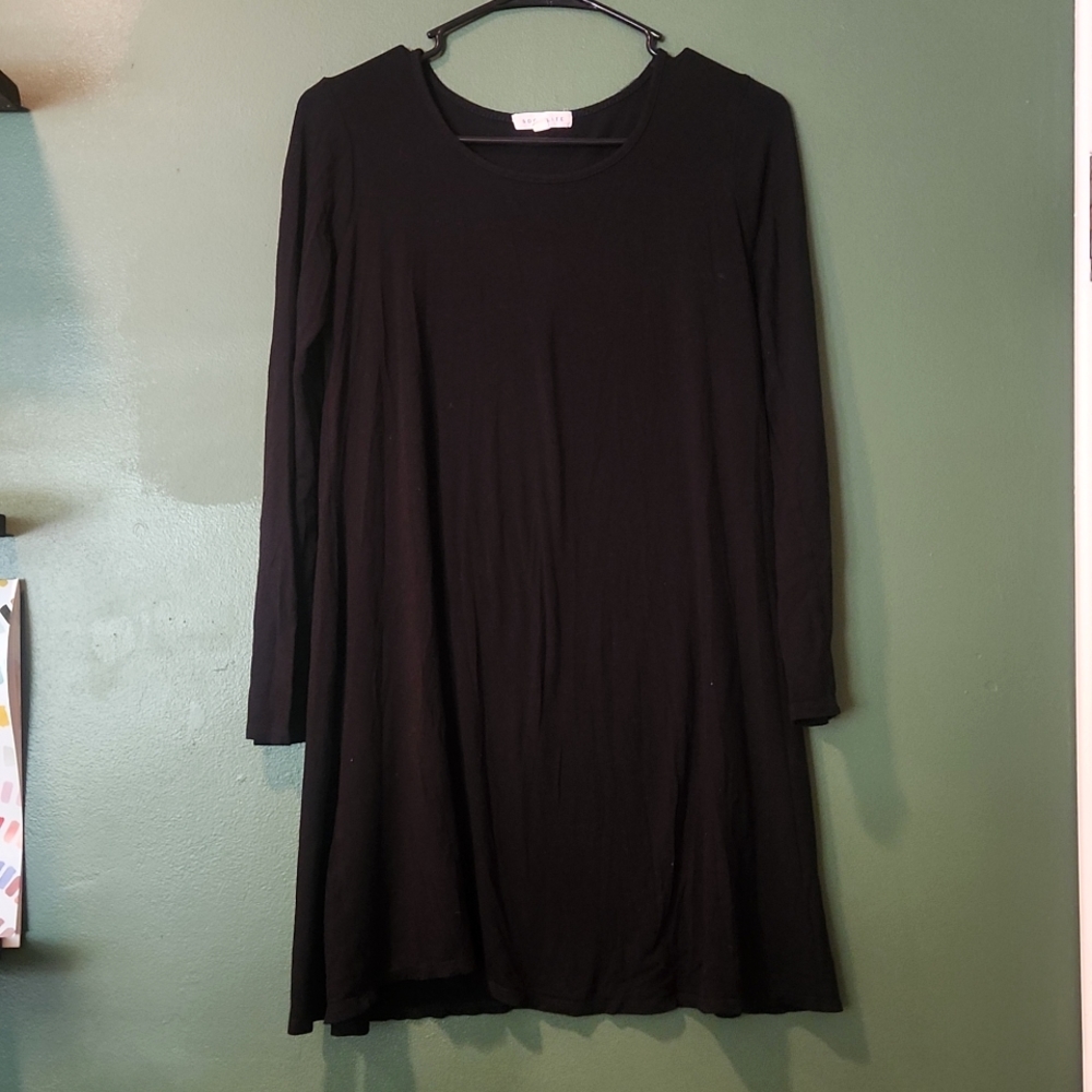Long Sleeve Black Dress size Medium